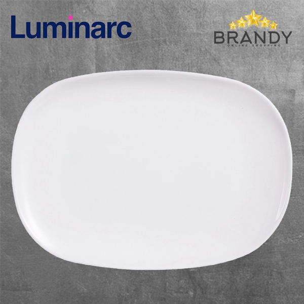 Sweet Line White Rectangular Plate 34x28cm