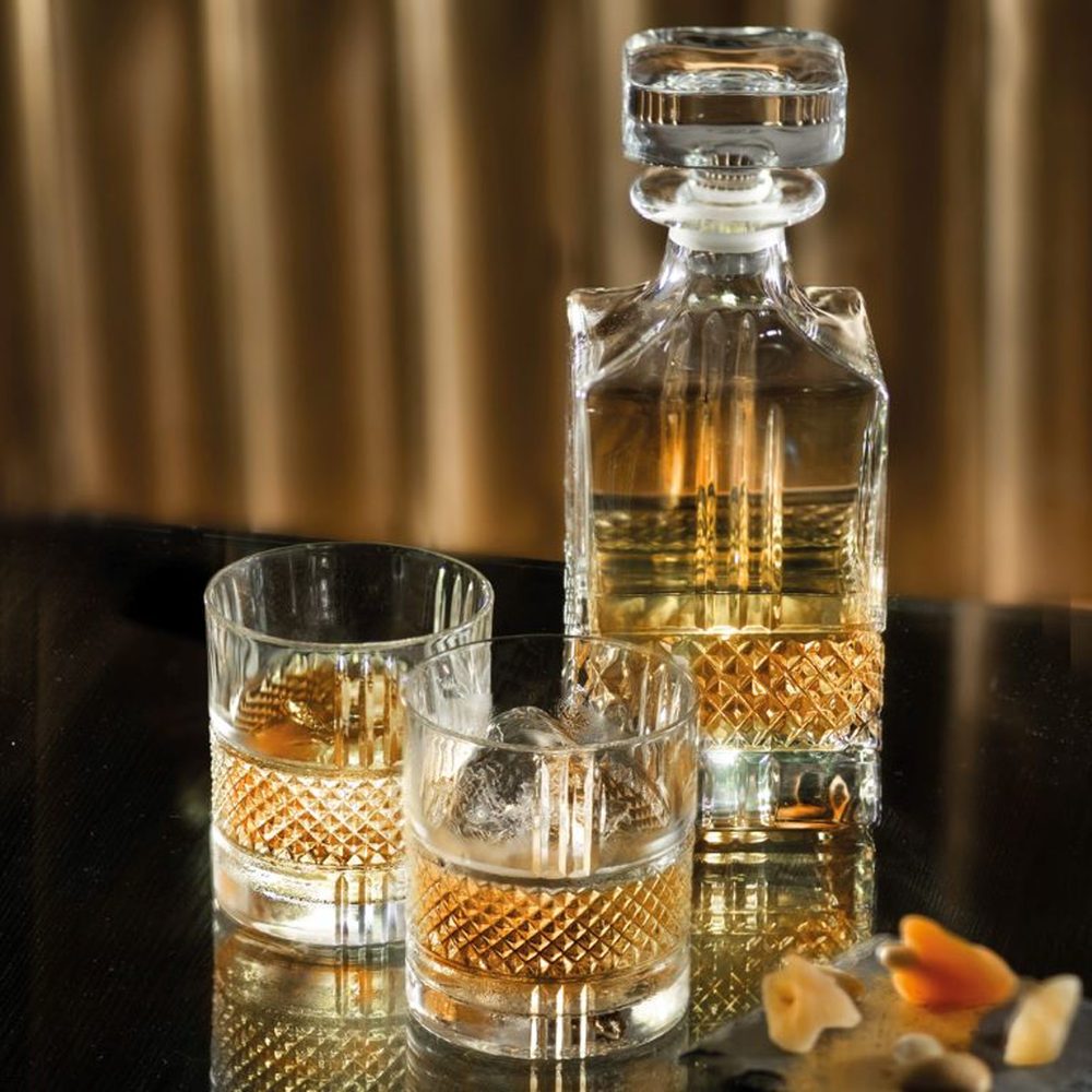 Brillante Whiskey Set 7pcs Crystal Glass