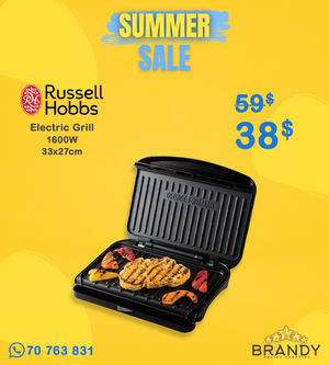 Russell Hobbs Fit Grill Medium 25810-56 Contact Grill Black