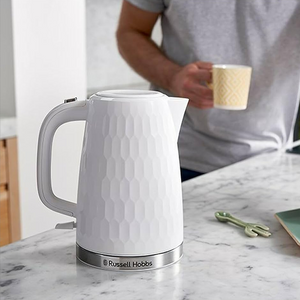 Russell Hobbs HoneyComb White Electric Kettle 1.7L 26050-2
