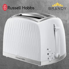 Russell Hobbs HoneyComb White 2-Slice Toaster 26060-1
