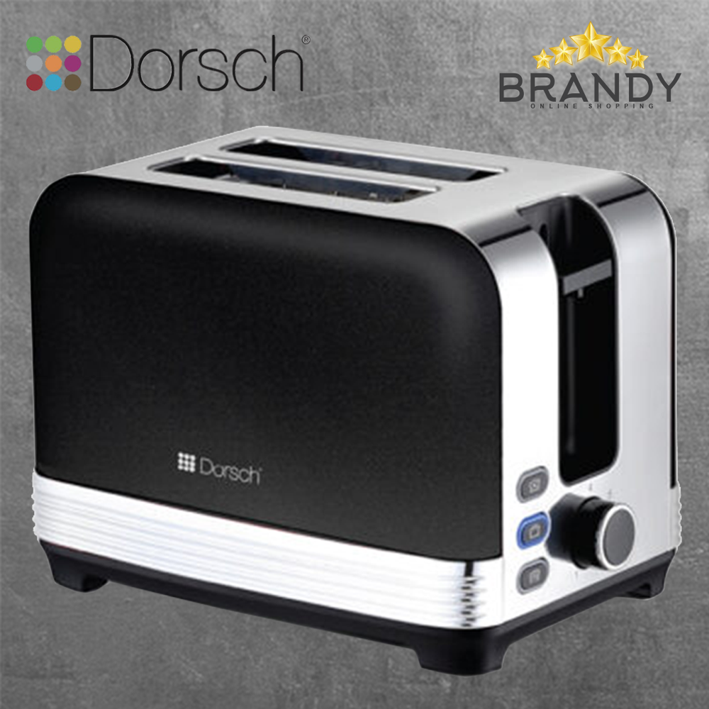 Toaster TS-90 with Tefal Tongs - 2 Slice, Black & Silver