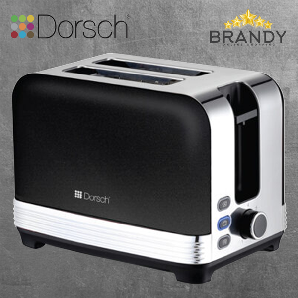 Toaster TS-90 with Tefal Tongs - 2 Slice, Black & Silver