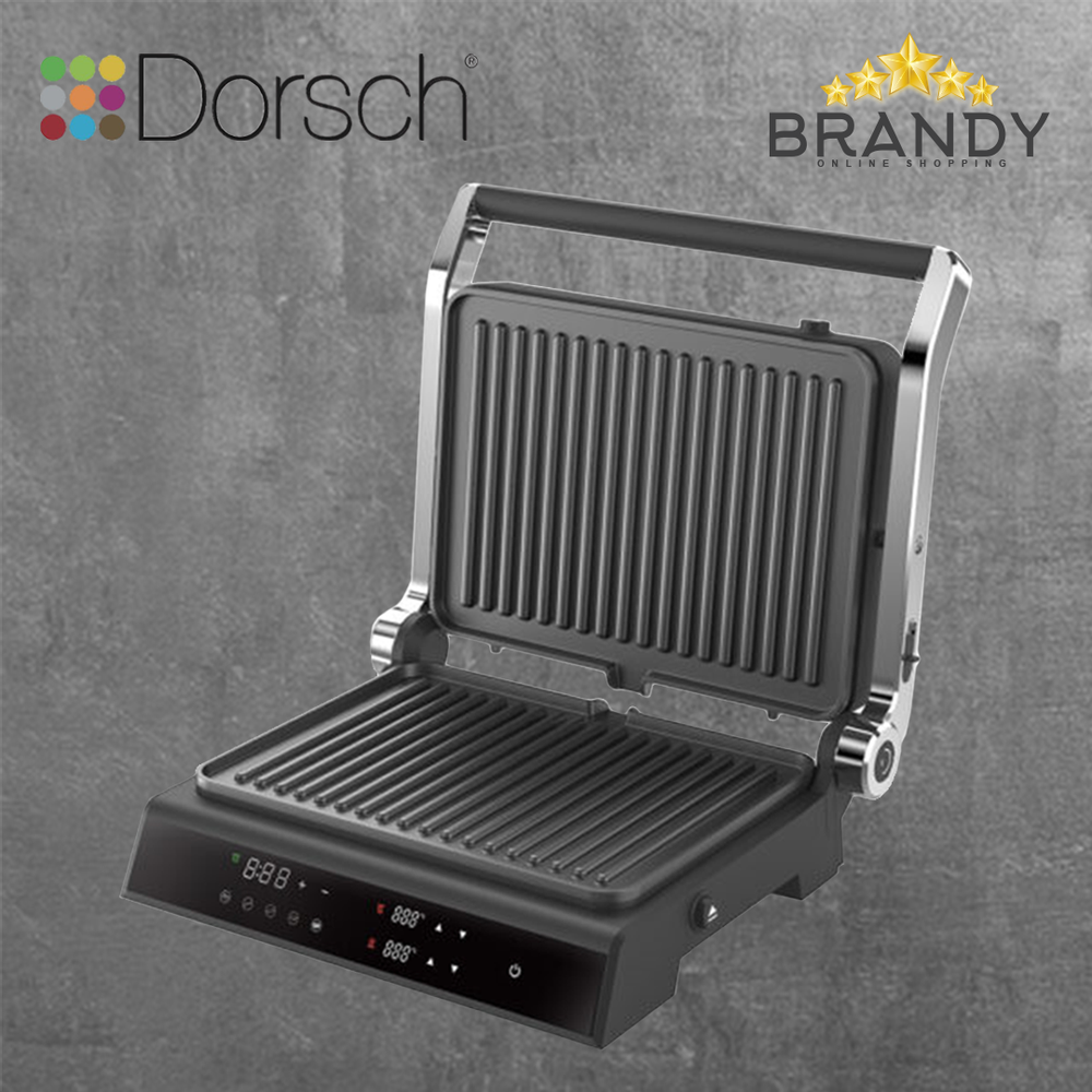 Dorsch Sandwich Grill DH-07601 1800W 180° BBQ Removable Plates