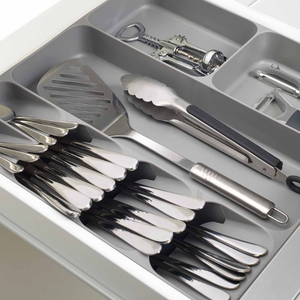DrawerStore Cutlery & Utensils Organizer - Space-Saving Kitchen Solution