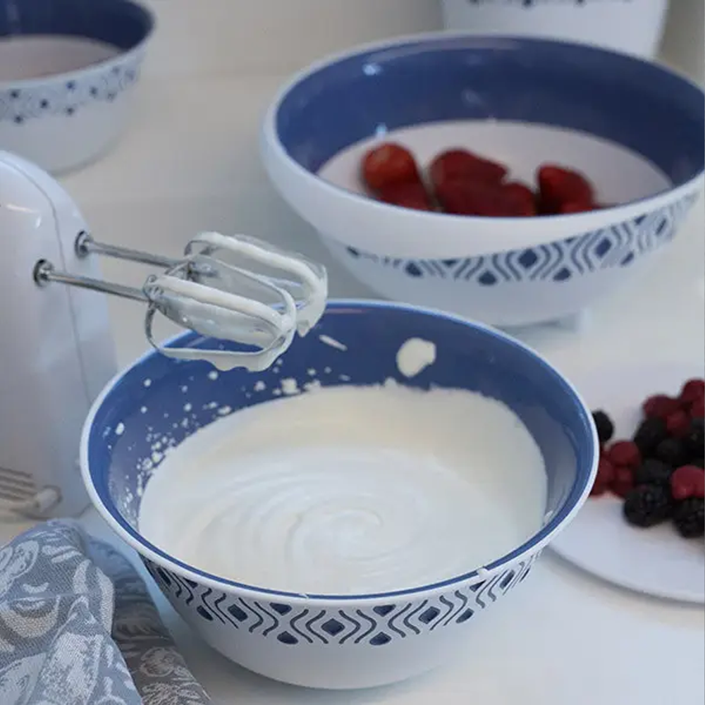 Tosca Blue Bowl - Stylish Plastic Kitchenware, BPA Free
