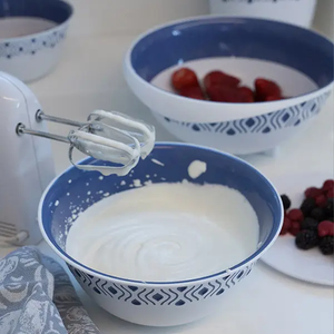 Tosca Blue Bowl - Stylish Plastic Kitchenware, BPA Free