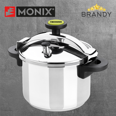 Monix Classica Pressure Cooker 8 L 18/10 Stainless Steel Induction