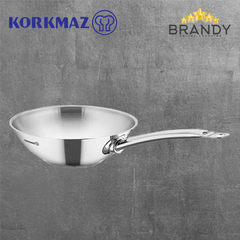Proline Wok 28cm Stainless Steel Durable Low Casserole Cookware