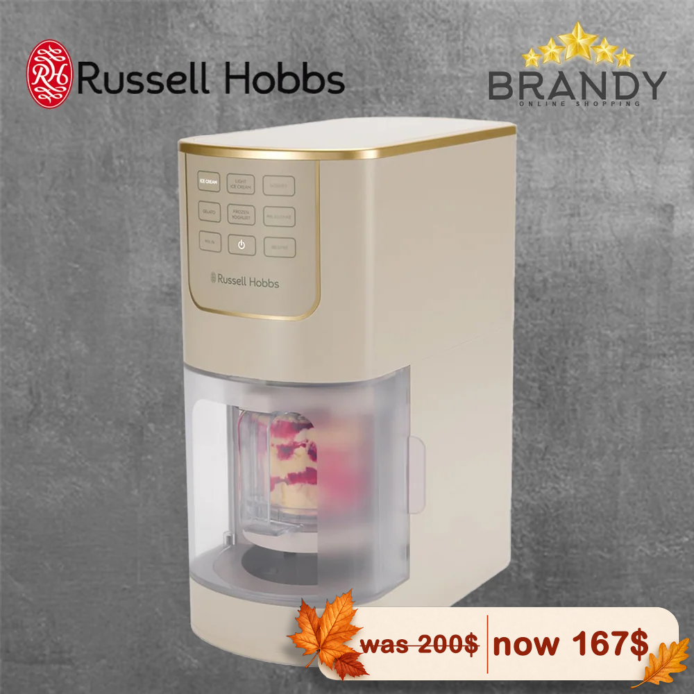 Russell Hobbs Chilluxe™ Ice Cream Maker - 7 Auto-Functions