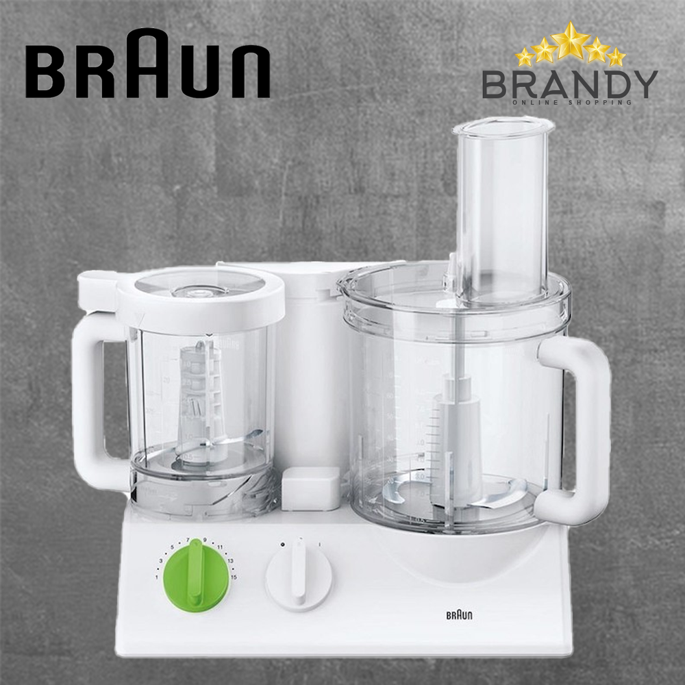 Food Processor FX3030WH with 15 Speeds and Attachments