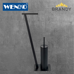 Lirio Black Toilet Brush Set