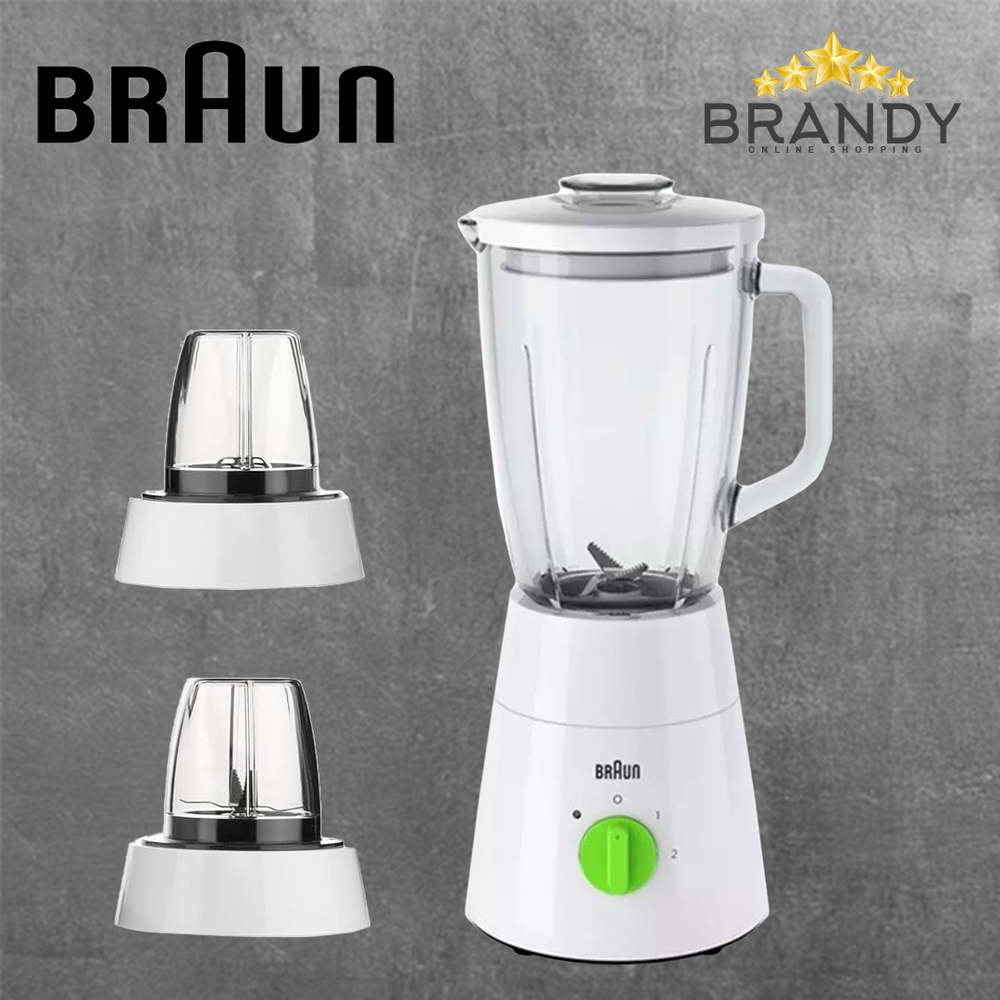 Blender With Mill 1.75L JB0123WH - 500W, 2 Mills, Ice Crushing