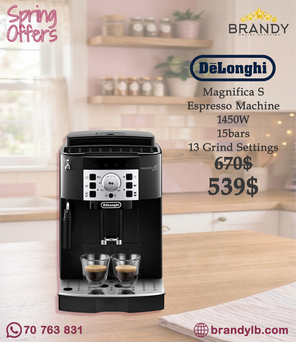De'Longhi Magnifica S ECAM22.110.B Espresso Machine 15 bar, 1.8L Black