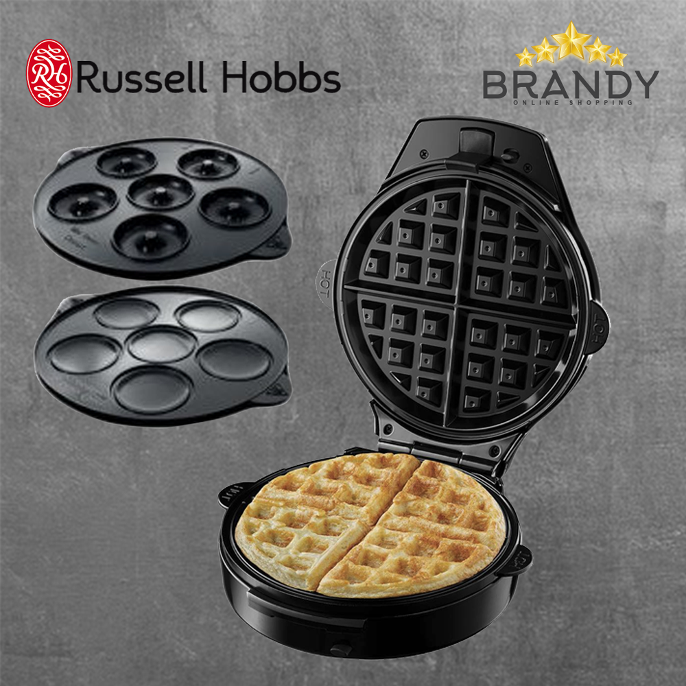 Waffle, Donut & Cake Maker 24620 with Non-Stick Plates