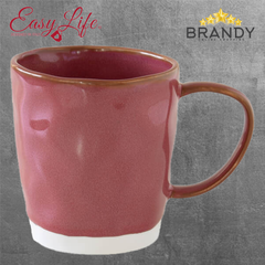 Interior Burgundy Mug - Porcelain, 350ml