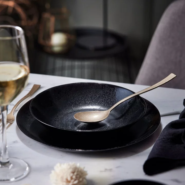 Diana Matte Black Dinner Set 18pcs
