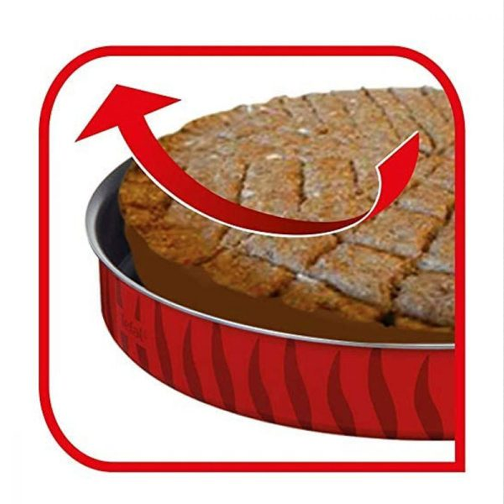 Tempo Flame Round Tray - Non-Stick Aluminum Oven Tray