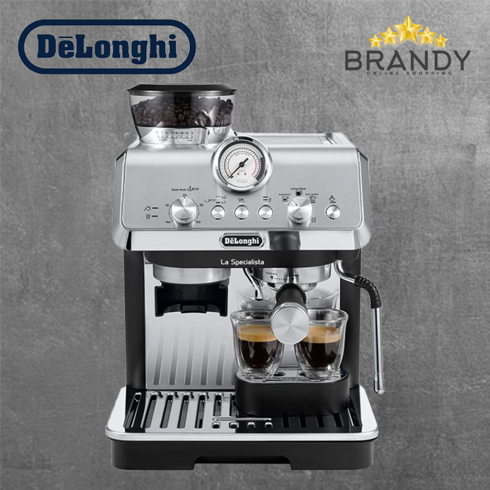 La Specialista Arte Semi Pro Espresso Maker EC9155MB, 8 Grind Settings, MyLatte Art Steam Wand