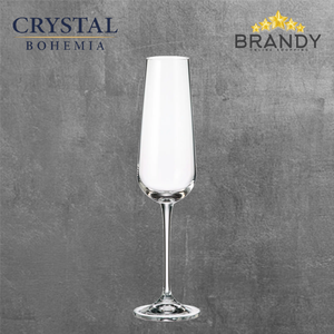 Ardea Champagne Glasses Set 6pcs Crystal Glass