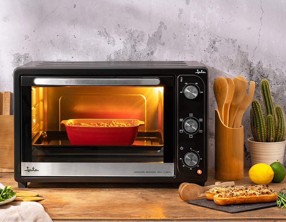 Jata Oven Grill Stainless Steel with Timer