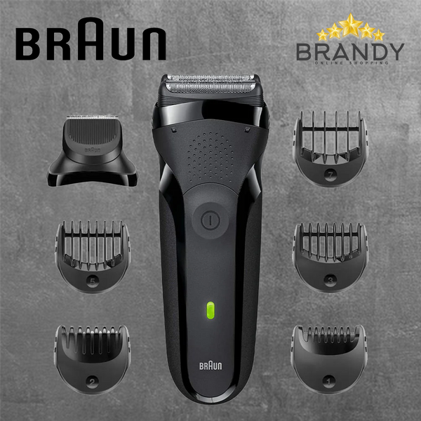 Braun Series 3 300BT Electric Foil Shaver 3-Flex Wet & Dry