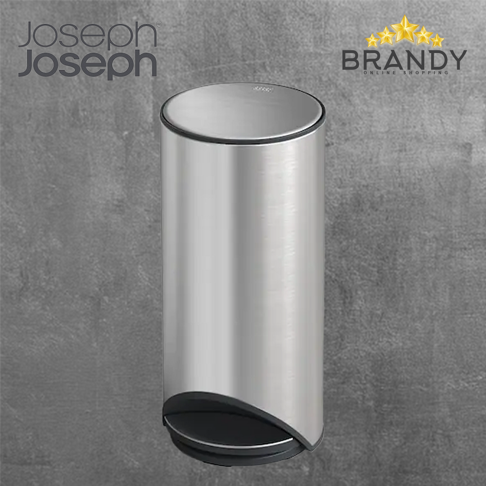 Arc Easy-push Stainless-steel Pedal Bin 10 Liters