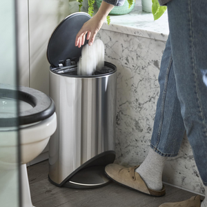 Arc Easy-push Stainless-steel Pedal Bin 10 Liters