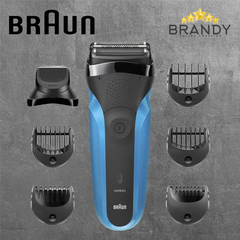 Braun Series 3 Shave & Style 310BT 3-in-1 Wet & Dry Shaver Black/Blue
