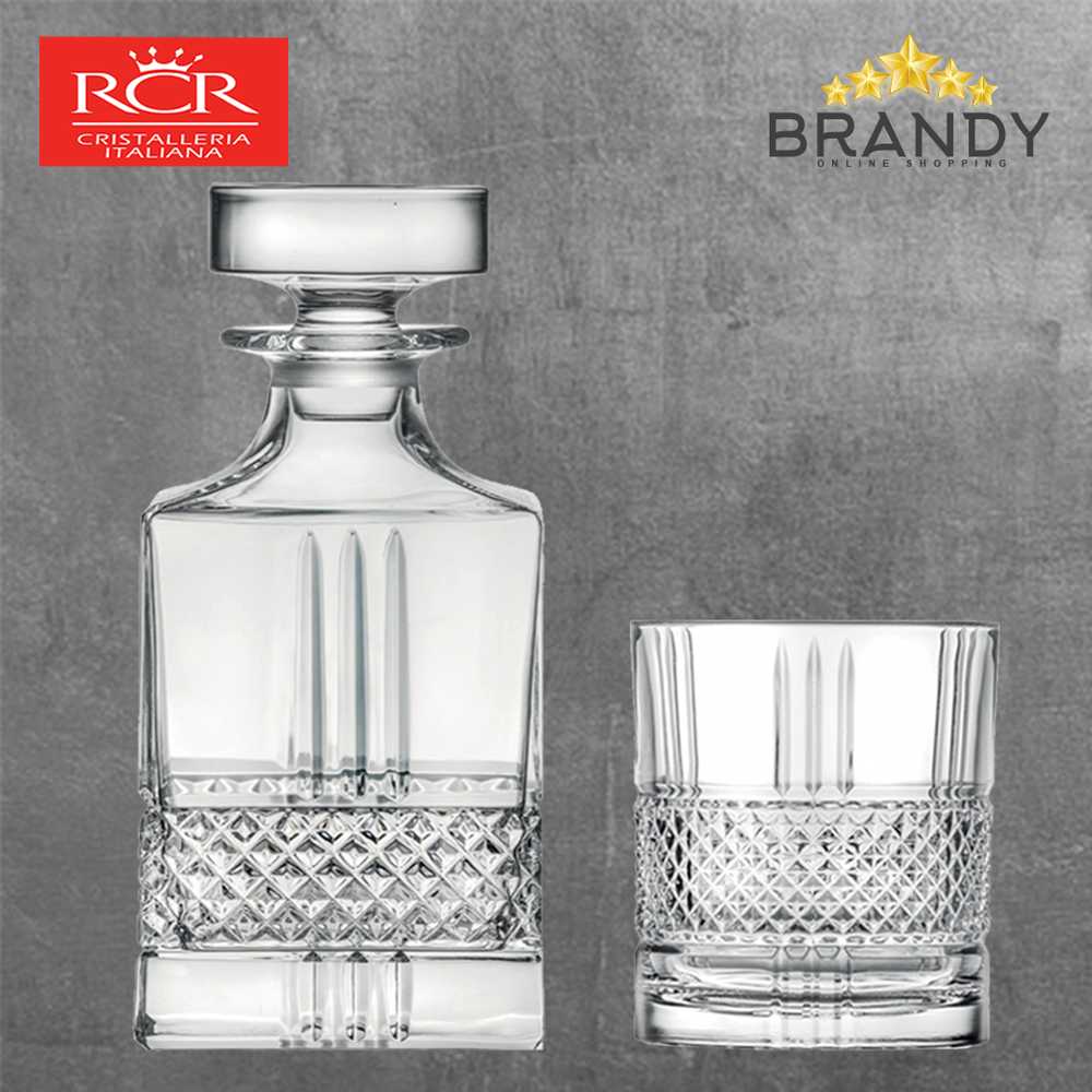 Brillante Whiskey Set 7pcs Crystal Glass