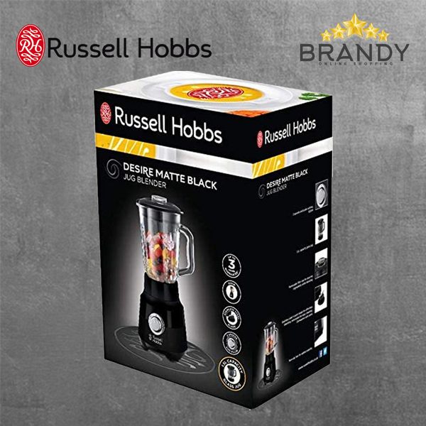 Blender 1.5L 24722 with Glass Jug and Stainless Steel Blades
