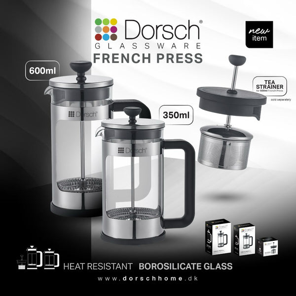 French Press Glass Coffee & Tea Pot