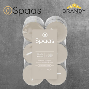 Mindful Morning Set 24 Candles 4.5hours - Cotton Blossom & Musk Odor