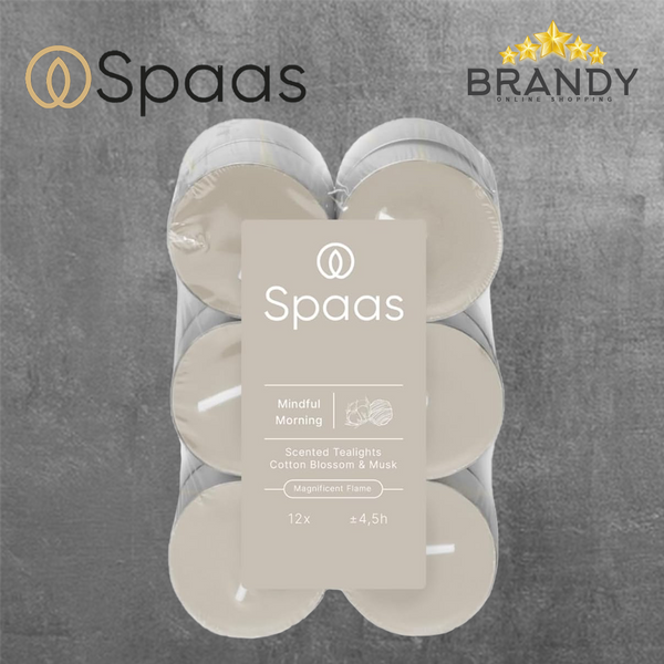 Mindful Morning Set 24 Candles 4.5hours - Cotton Blossom & Musk Odor