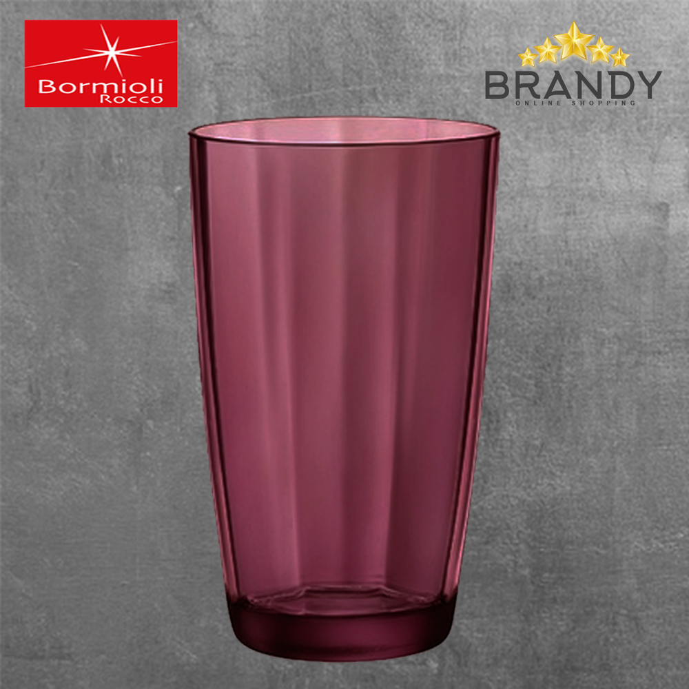 Pulsar Purple Long Cups Set 6pcs - 47cl Glass Drinkware