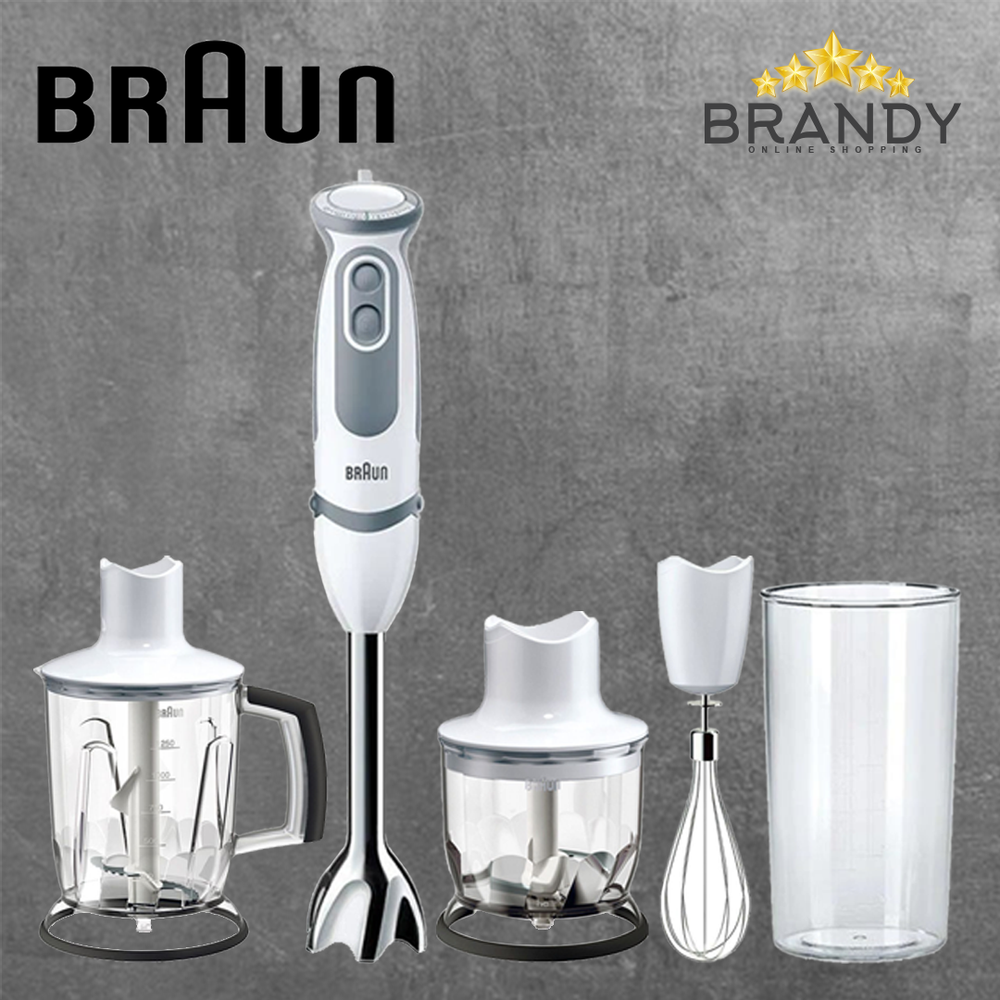 Hand Blender Set MQ5245WH with 21 Speeds and Attachments