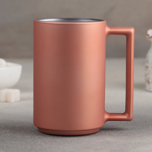 Ameno Pink Glass Mug - 320ml