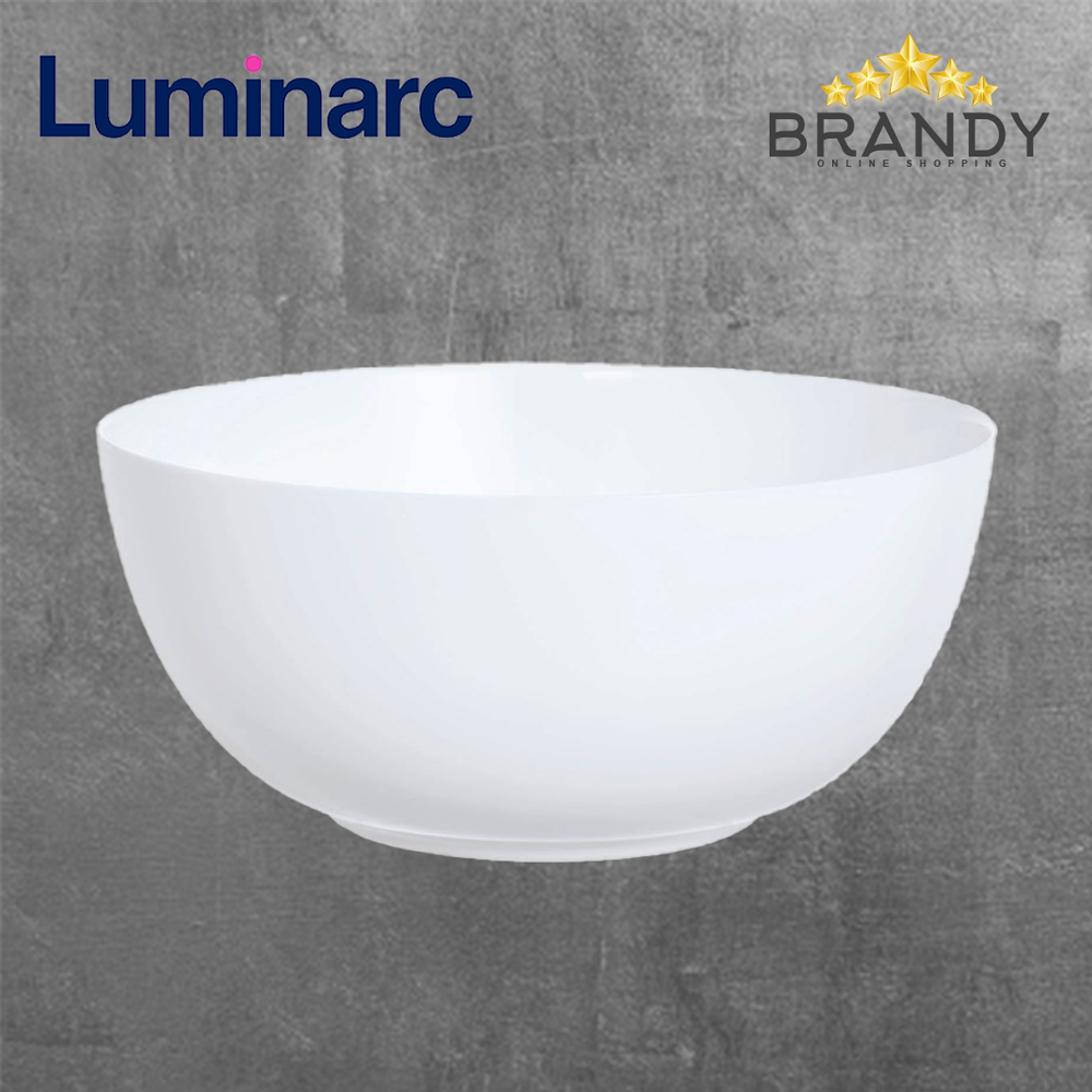 Diwali White Bowls 12cm Set 6pcs Opal Glass