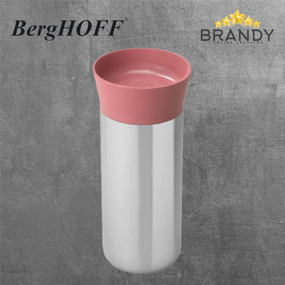 Double walled thermal mug pink 330ml