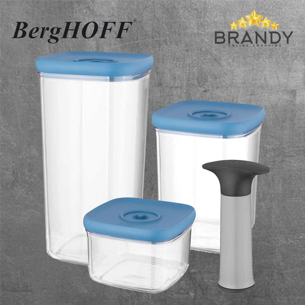 BergHOFF Vacuum Food Containers Set 4pcs-1