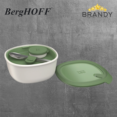 BergHOFF Leo Lunchbox with Flatware Set 1.6 L Microwave & Freezer Safe
