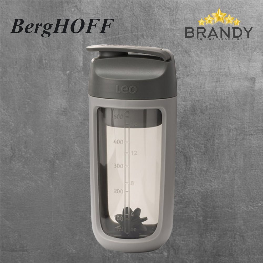 Shaker bottle with powder compartment 500ml