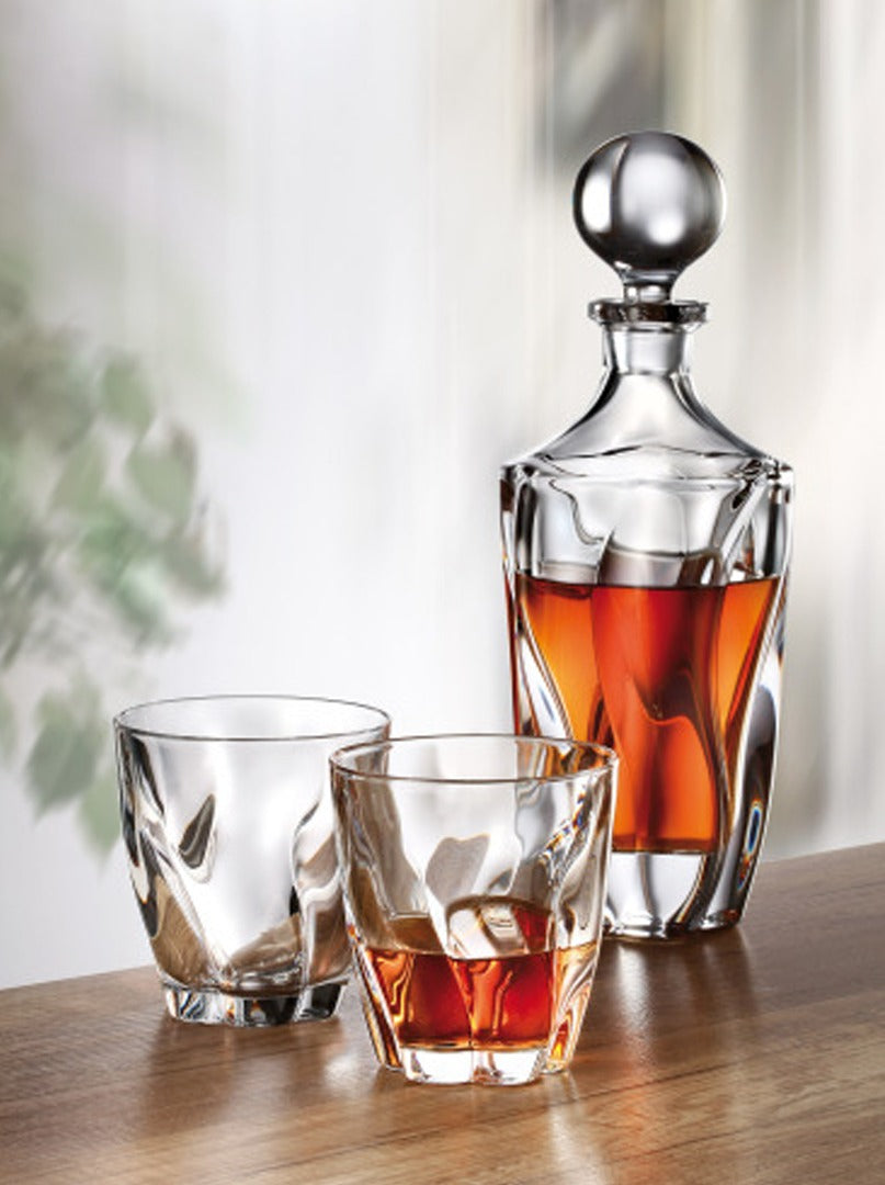 Barley Whiskey Set 7pcs - Crystal Drinkware