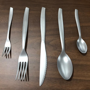 Shark Frozen Cutlery Set 30pcs, Stainless Steel, Silver Matt