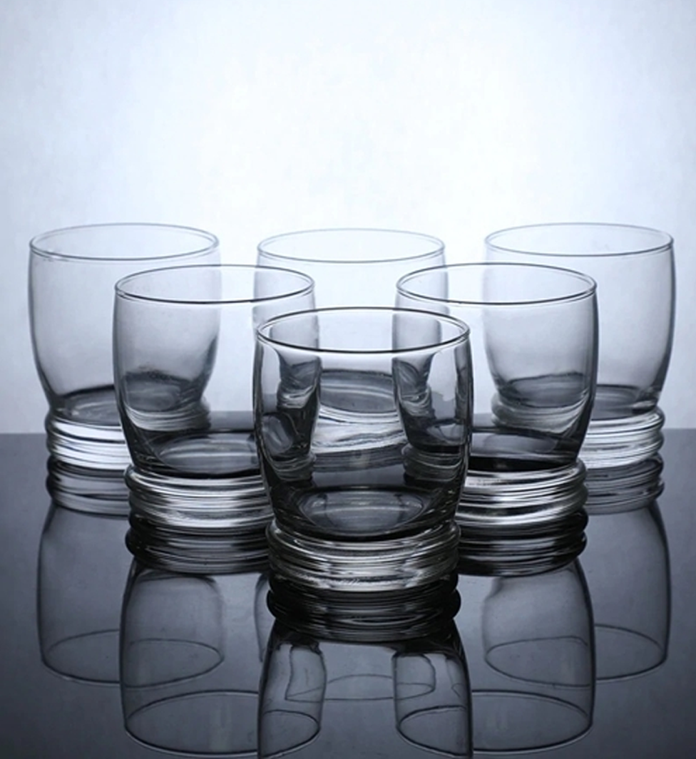 Cortina Short Glass Cups Set of 6 - 31cl