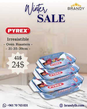 Irresistible Set of 3 Rectangular Roasters