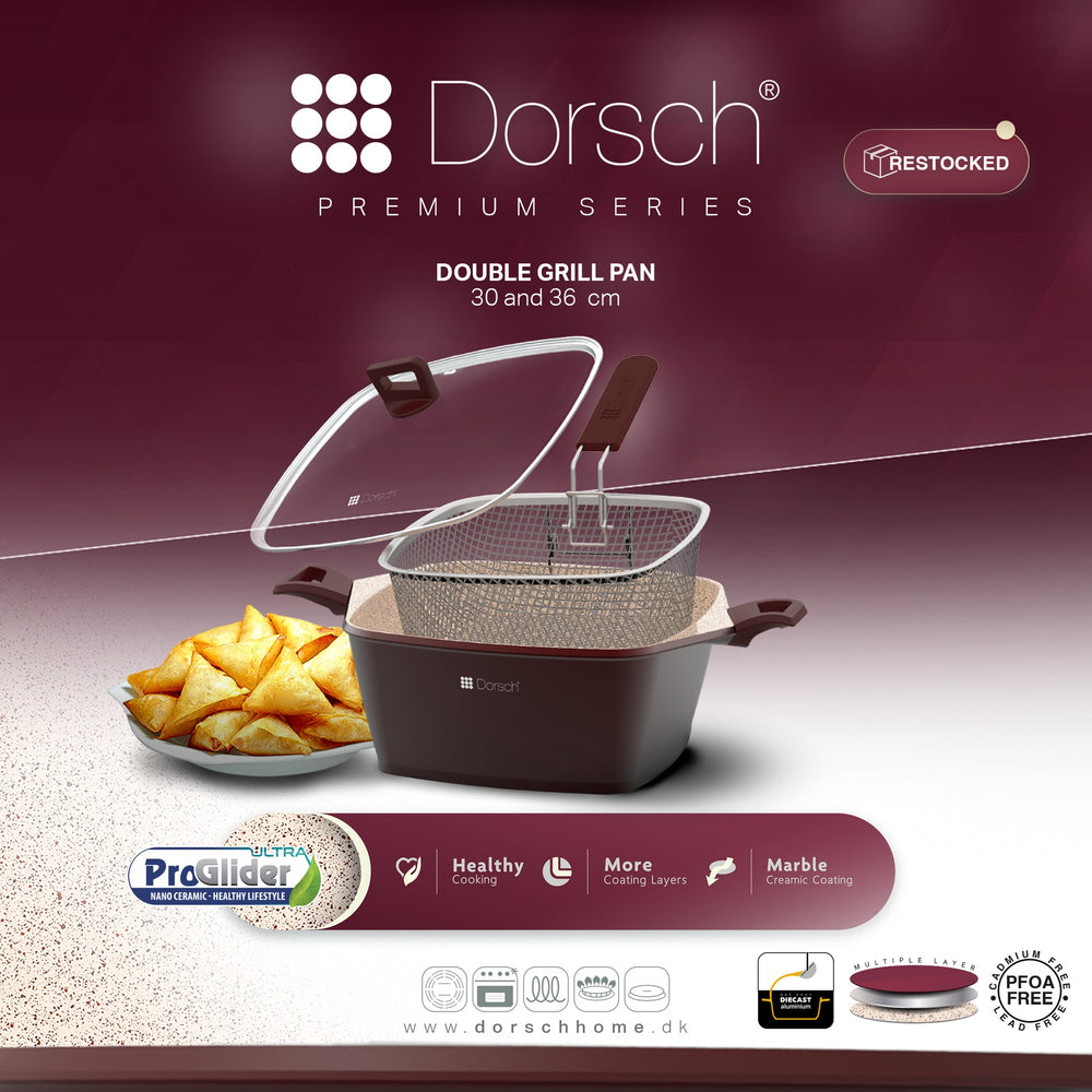 Premium Granite Deep Fryer 28cm