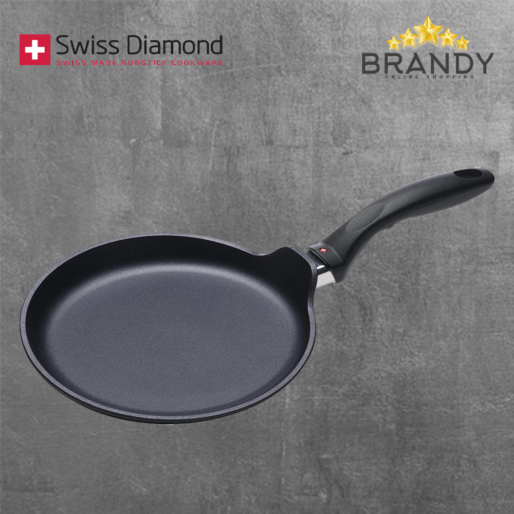 Diamond Crepe Pan 24cm Non-Stick Black