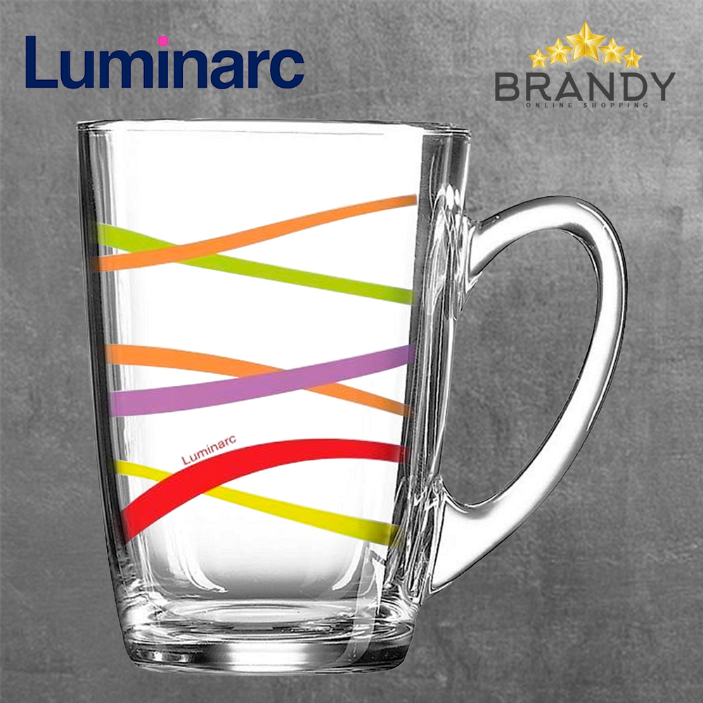 Rubans Opal Glass Mug Set 6pcs - 320ml