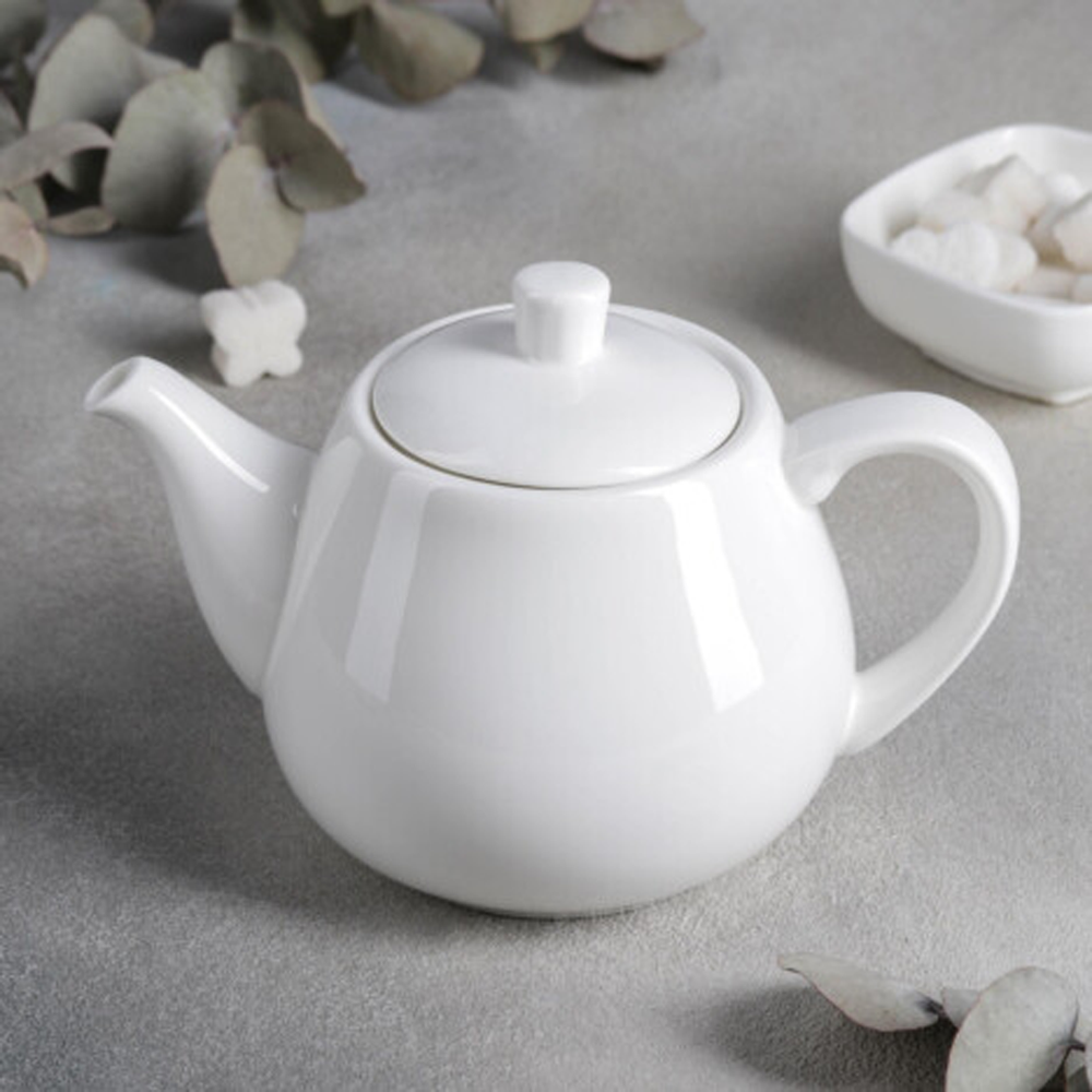 Porcelain Tea Pot with Lid - 700ml & 1000ml